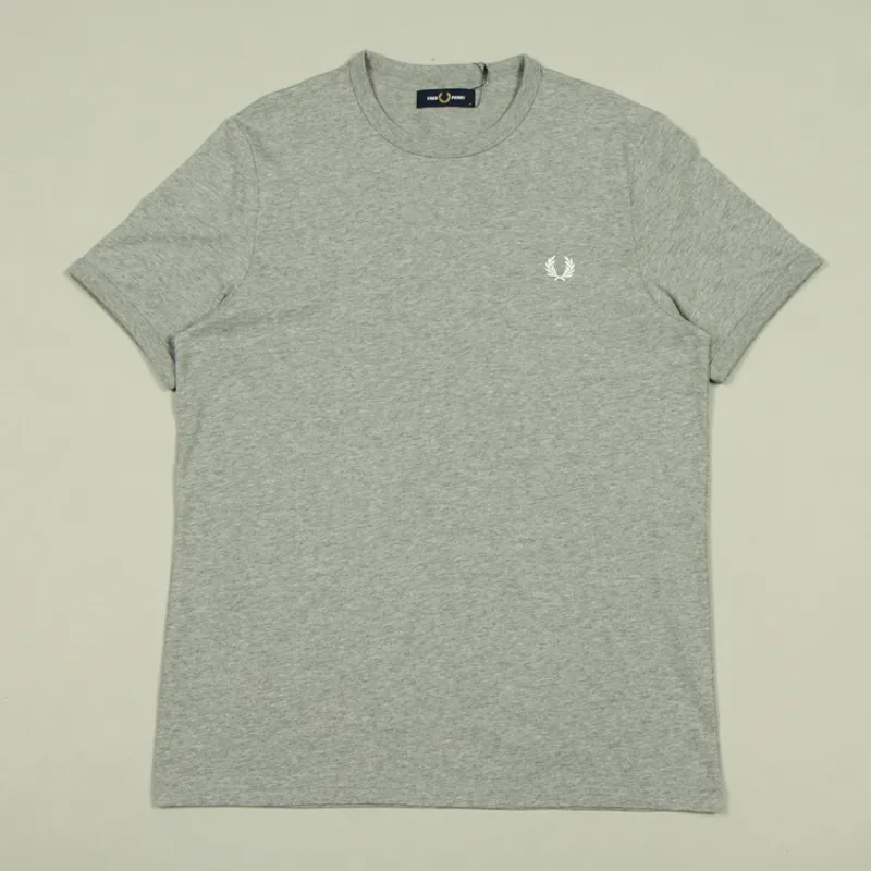 Fred Perry Ringer T-Shirt - Steel Marl
